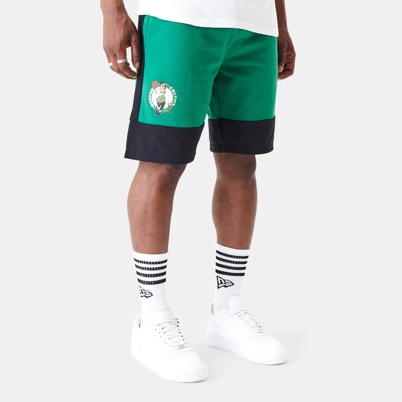 NEW ERA Men's NBA Boston Celtics Colourblock Shorts