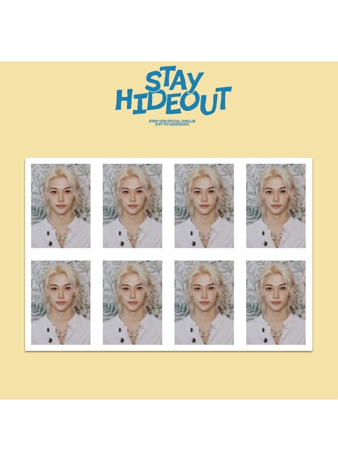 NIBEMINENT 8 Pcs Kpop Stray Kids - FELIX ID Photo Stay Hideout Lomo Cards Card For Fans Collection Gifts - Image 1