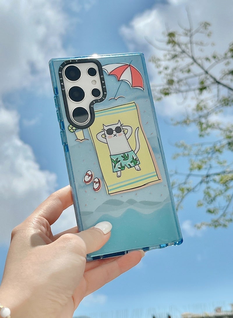 كاستيفي غطاء سامسونج جالاكسي S23 ألترا  سايد بليس سيريز - Image 2