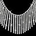 ALEXCRAFT Rhinestone Fringe Trim Rhinestones Tassel Chain Diamond Crystal Tassel Fringe Trim for Sewing Crafts Decoration Clothing Accessories1 Yard - Image 2