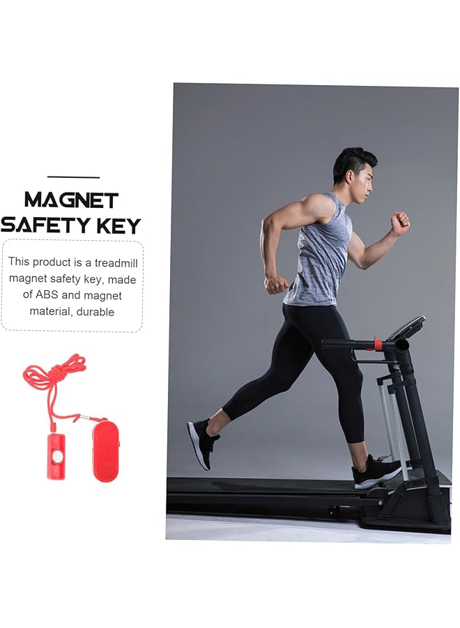 erorex Universal Stop Key Emergent Stop Key Emergency Brake Key Treadmill Accessory Treadmill Safety Key Running Machine Supplies Emergency Stop Magnet Safety Key Treadmill Safety Tool - Image 5