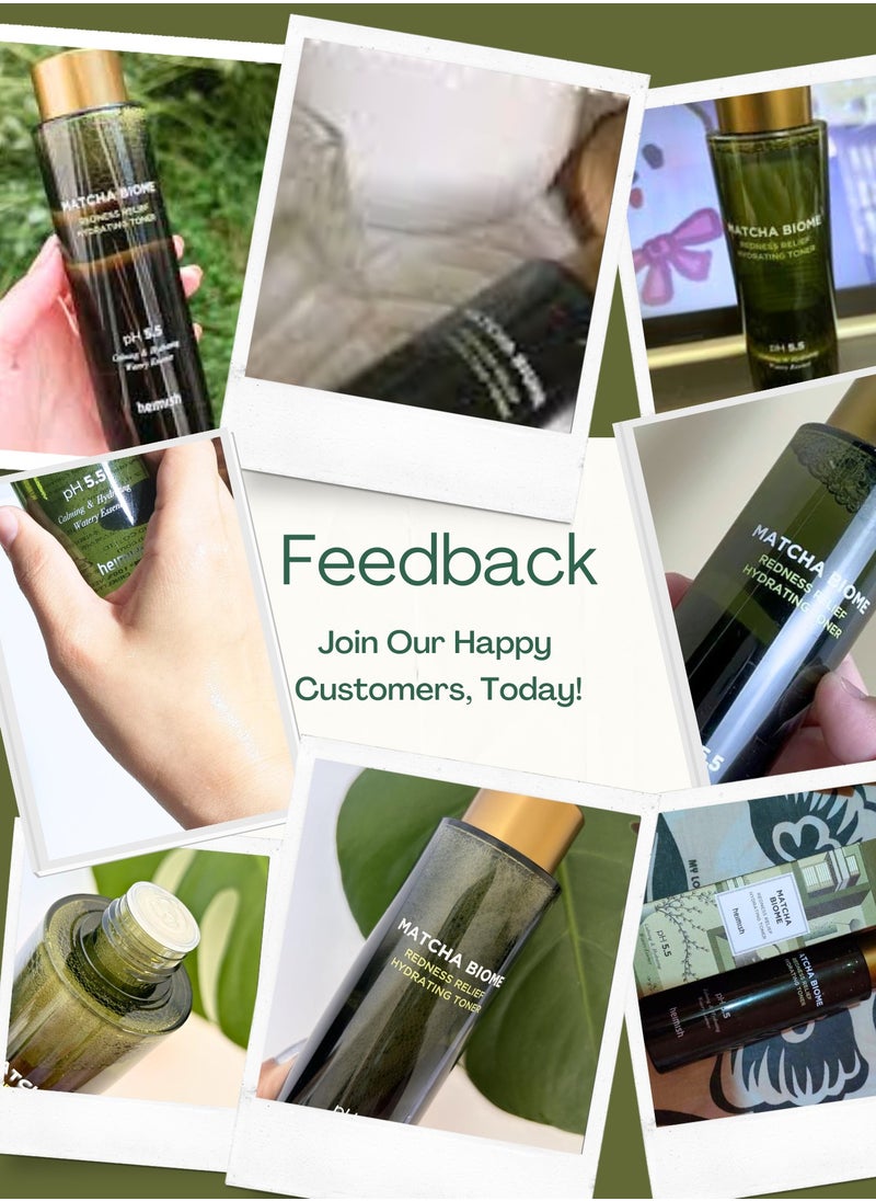 Heimish Matcha Biome Redness Relief Hydrating Toner 150ml - Soothing Facial Toner for Sensitive Skin with Antioxidant-Rich Matcha Extract  - Image 3