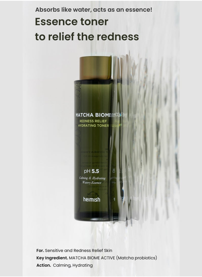 Heimish Matcha Biome Redness Relief Hydrating Toner 150ml - Soothing Facial Toner for Sensitive Skin with Antioxidant-Rich Matcha Extract  - Image 5