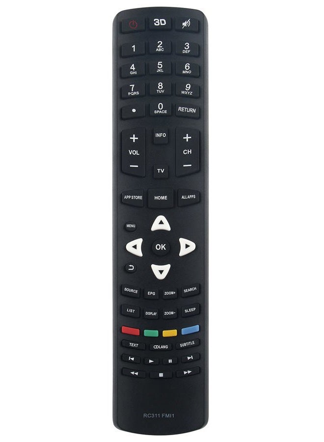 Vinabty RC311 FMI1 RC311FMI1 Replaced Remote fit for TV RC311 FMI2 LED55E5700UDS LED55E6700UDS LED49E5700UDS LED65E5700UDS 32P1S 43P1FS 43P10US 48P1CFS 49P1FS 55P1FS 40E5900US 50E5900US - Image 1