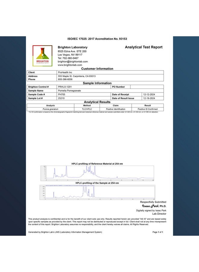 ProHealth مكمل بروهيلث كامل الطيف من الرمان 60 كبسولة، دعم القلب مع مستخلص الرمان ومسحوق عصير الرمان - Image 3