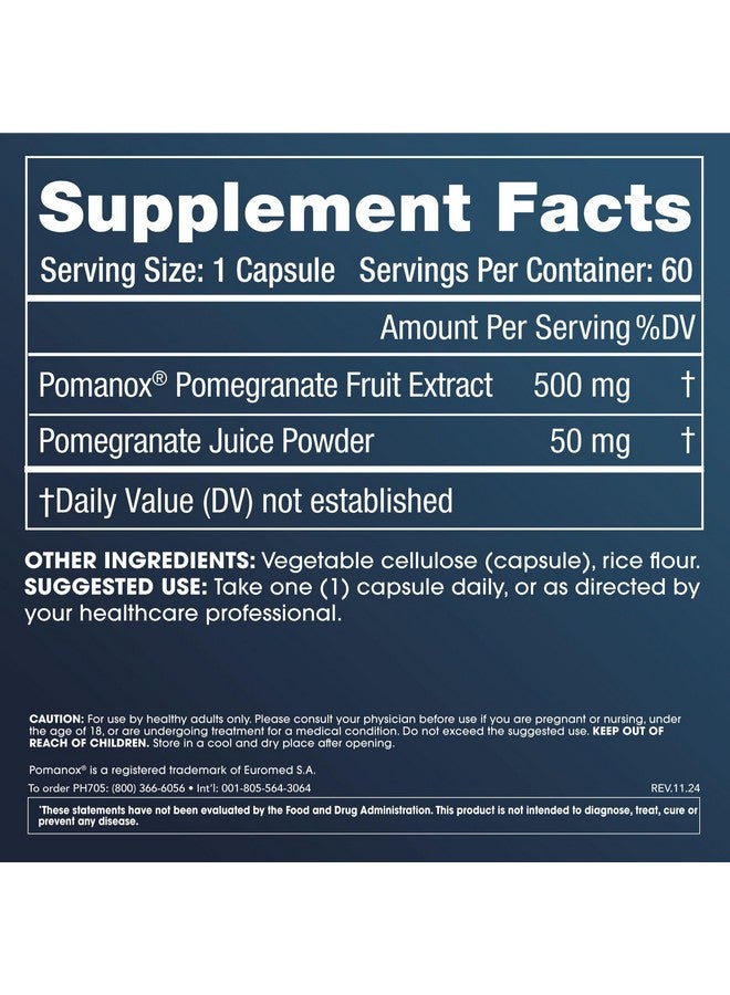 ProHealth مكمل بروهيلث كامل الطيف من الرمان 60 كبسولة، دعم القلب مع مستخلص الرمان ومسحوق عصير الرمان - Image 2
