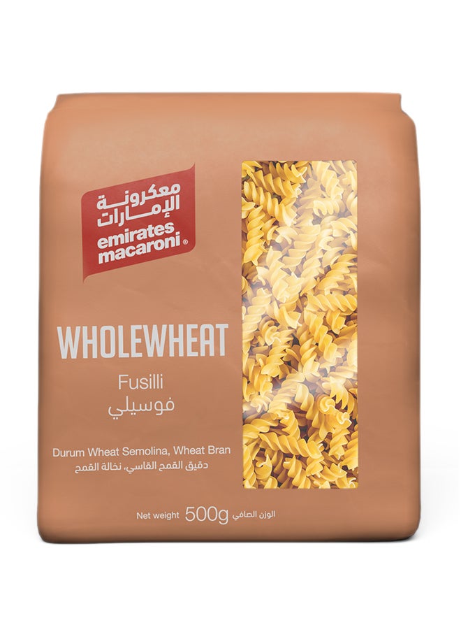 Emirates Macaroni Wholewheat Fusilli 500g  - Image 1