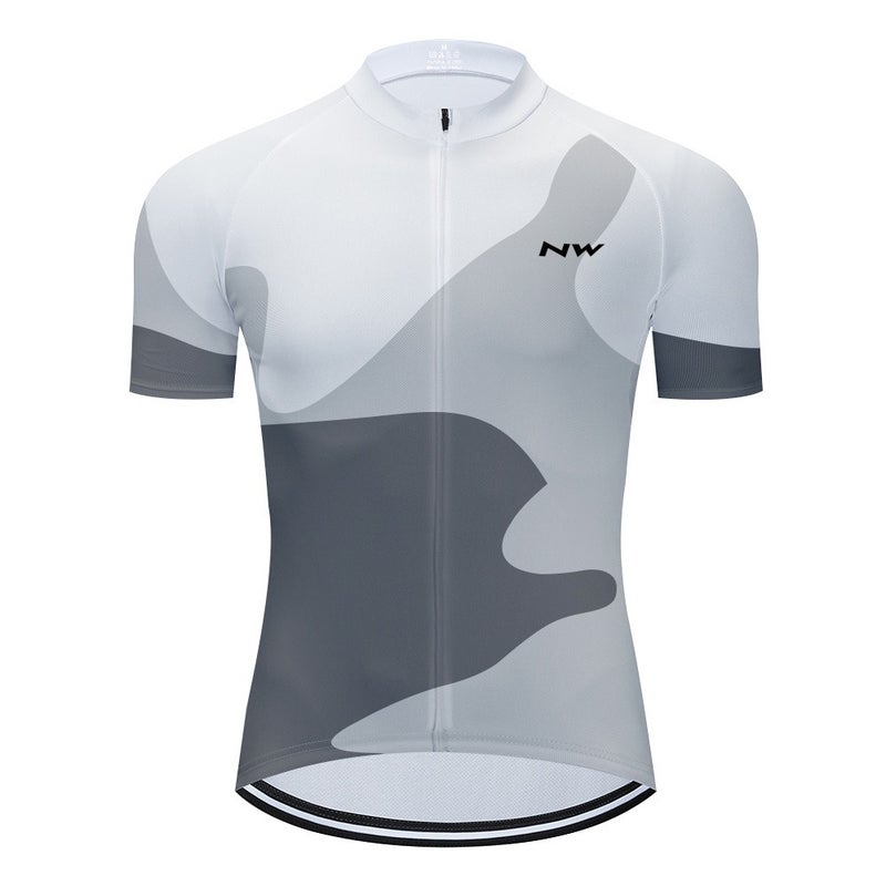 MOXILYN Men's Breathable Cycling Jersey Short Sleeve Top - Autumn Outdoor Sports Wear - Image 4