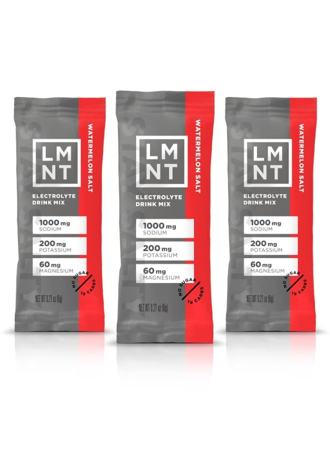 مزيج مشروب الإلكتروليت، ملح البطيخ، 30 عودًا، كل عود 0.21 أونصة