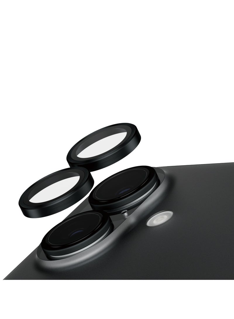 PanzerGlass SAFE Camera Lens Protector iPhone 16 and iPhone 16 Plus - Black - Image 1
