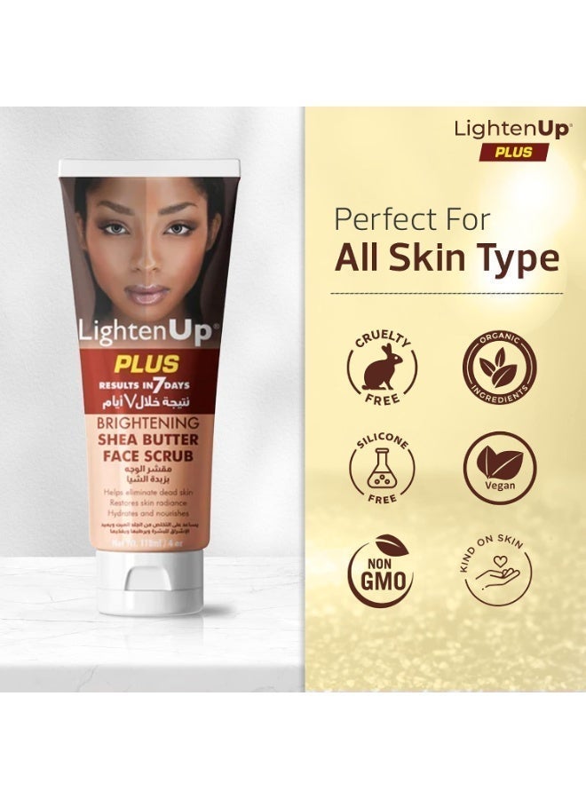 LIGHTENUP Brightening Face Scrub 118ml – Exfoliating Facial Scrub for Dull Skin, Removes Dead Skin Cells, Helps Improve Skin Radiance & Smooth Texture - Image 4
