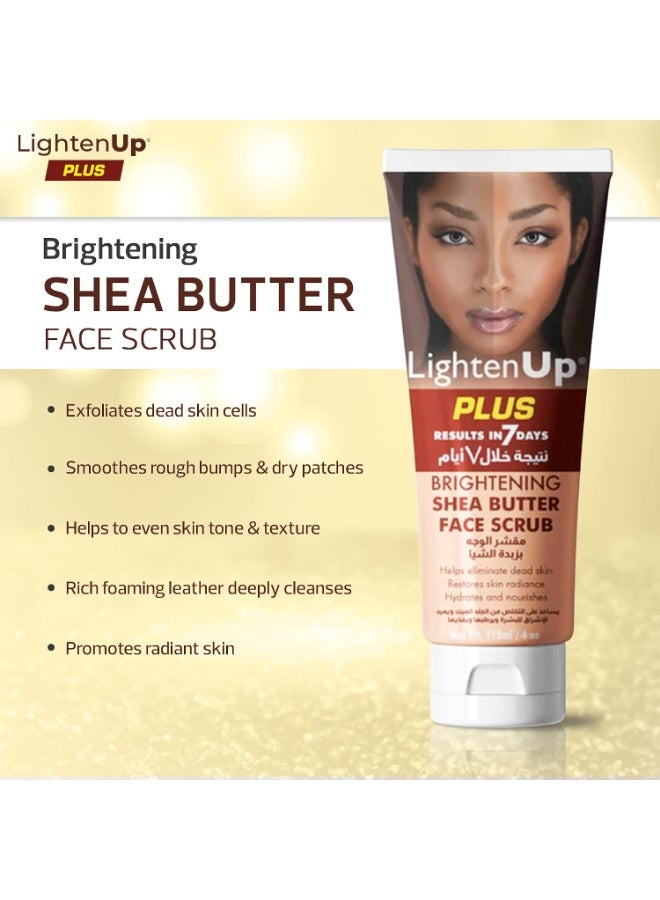 LIGHTENUP Brightening Face Scrub 118ml – Exfoliating Facial Scrub for Dull Skin, Removes Dead Skin Cells, Helps Improve Skin Radiance & Smooth Texture - Image 2