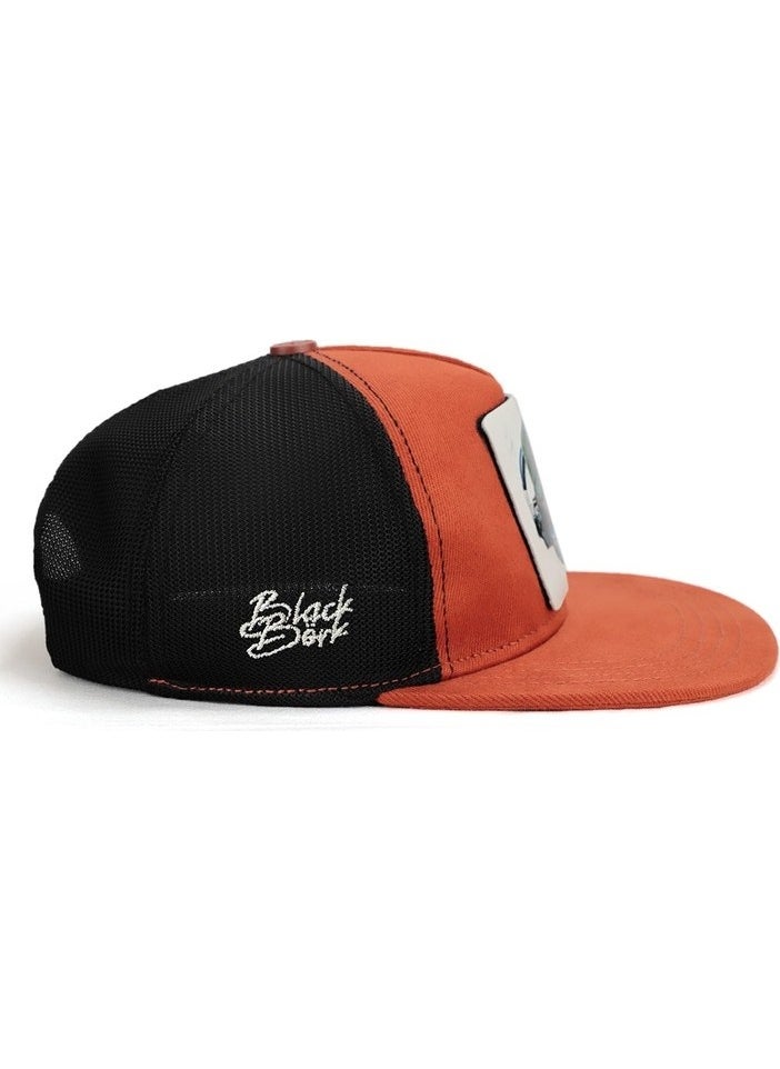 Black Börk Tile-Black Children's Hat (Cap)  - Image 2