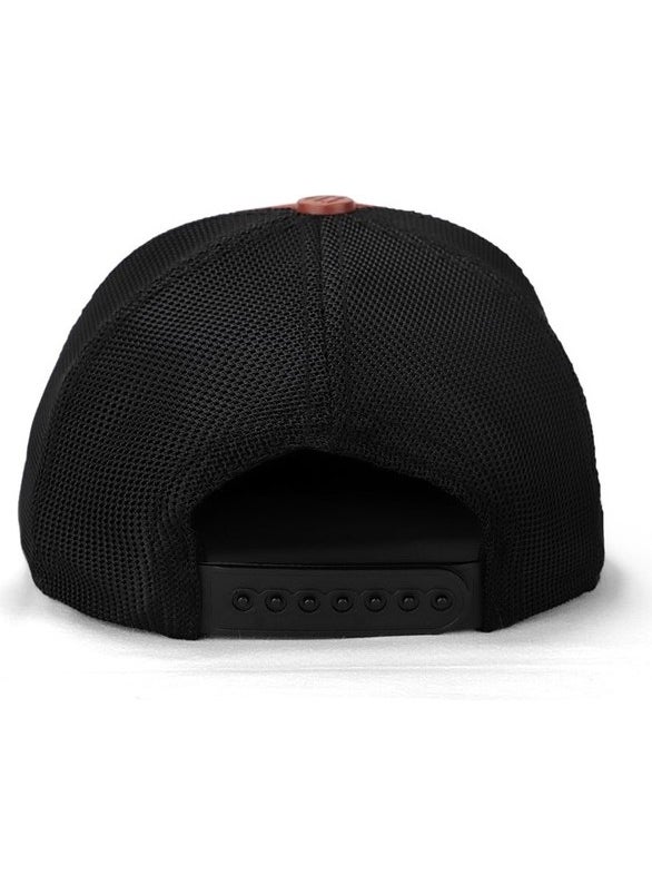 Black Börk Tile-Black Children's Hat (Cap)  - Image 5
