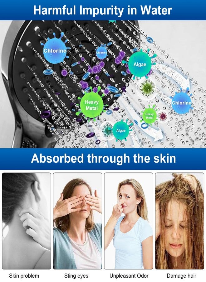 Luxsego Filter Beads fit for Filtered Shower Head, Replacement Showerhead Beans for Purifying Water, 5 oz Anion Mineral Balls Rejuvenate Dry Skin & Hair, 3 Kinds of Ionic Stones Refills Hand Shower - Image 2