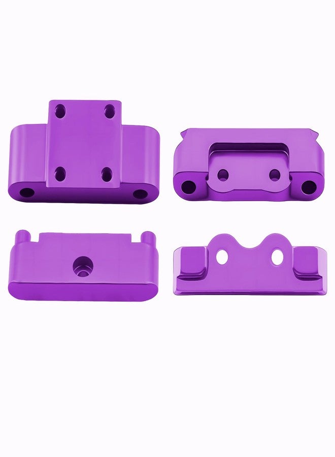 FSDKEDUF Aluminum Front Bulkhead & Rear Pin Mounts Set for Losi Micro-B & Micro-T – Durable CNC Upgrade Parts RC Car Accessories for Performance & Replacement (Purple) - Image 3