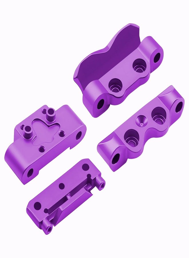 FSDKEDUF Aluminum Front Bulkhead & Rear Pin Mounts Set for Losi Micro-B & Micro-T – Durable CNC Upgrade Parts RC Car Accessories for Performance & Replacement (Purple) - Image 5
