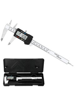 Generic Electronic Digital Caliper inch and Millimeter Conversion LCD Screen displays 0-6 Caliper Measuring Tool Automatic Shutdown Suitable for DIY Jewelry Measurement 150mm Stainless Steel  - Image 4