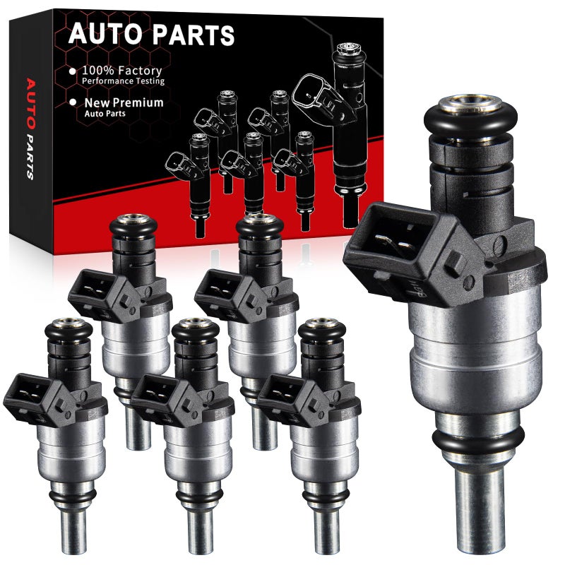 AOTPAT Fuel Injectors Fits forBMW 328i 320i 323i 325xi 328Ci 525i 528i Z3 Z4 X3 25L 28L 1998 1999 2000 2001 2002 2003 2004 2005 6PCS Fuel Injector Replace OE1427240 105106 - Image 2