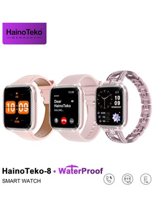Haino Teko-8 Waterproof AMOLED Smartwatch With AI Voice Assistants Smart Integration and 3 Interchangeable Straps Designed For Ladies - pzsku/Z78C9C2C81605C44BB853Z/45/_/1735119741/9cf169fb-66c2-4186-9916-972b8cd8e932