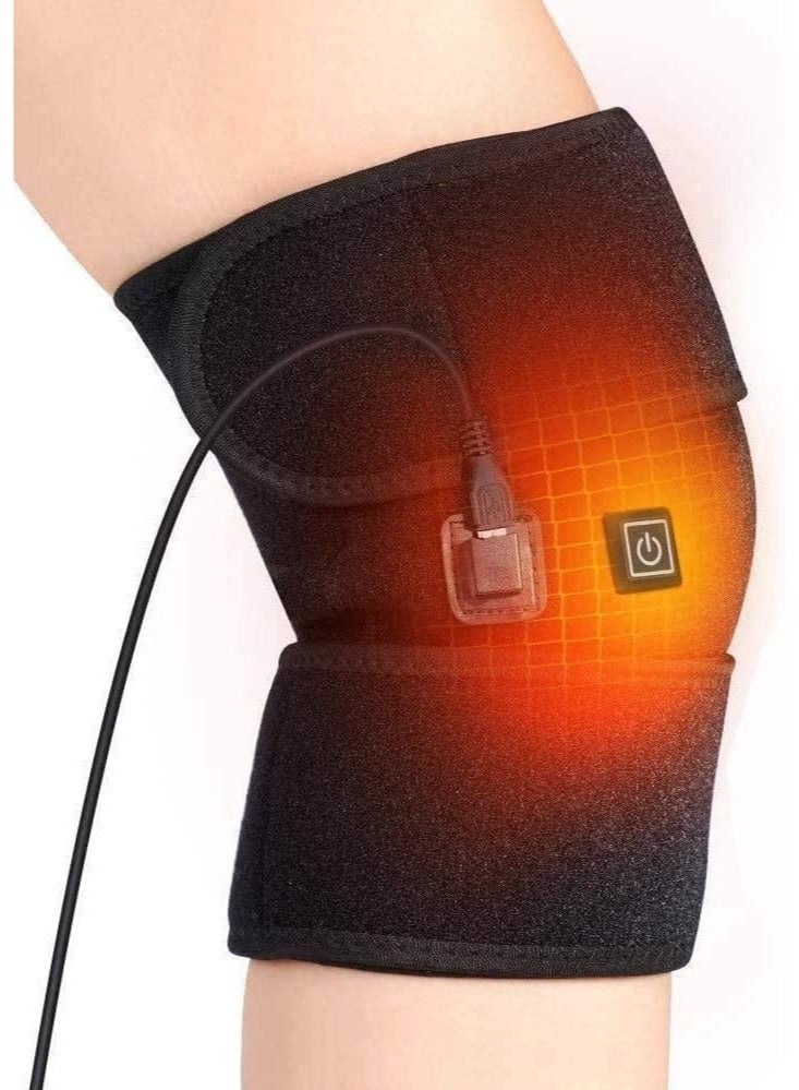 التدفئة الكهربائية العلاج جهاز تدليك الركب الكتف العلاج الطبيعي الساق التهاب المفاصل الكوع آلام المفاصل الإغاثة وسادة الركبة الدافئة هدفين تدليك - Image 1
