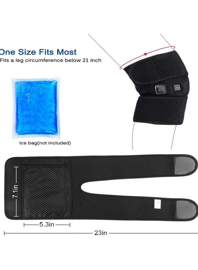 التدفئة الكهربائية العلاج جهاز تدليك الركب الكتف العلاج الطبيعي الساق التهاب المفاصل الكوع آلام المفاصل الإغاثة وسادة الركبة الدافئة هدفين تدليك - Image 4