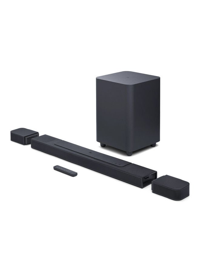 JBL Bar 1000 7.1.4 Channel Soundbar With Detachable Surround Speakers Jblbar1000Problkuk Black - Image 1