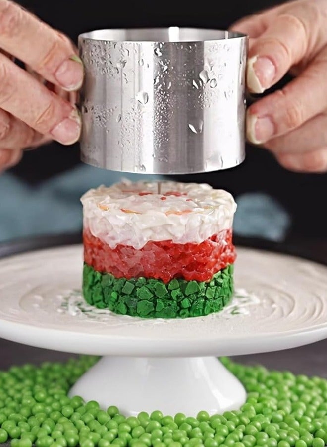 Morlife 4 Packs Kitchen Craft Cooking Cake Ring  5*5*5CM - Image 2