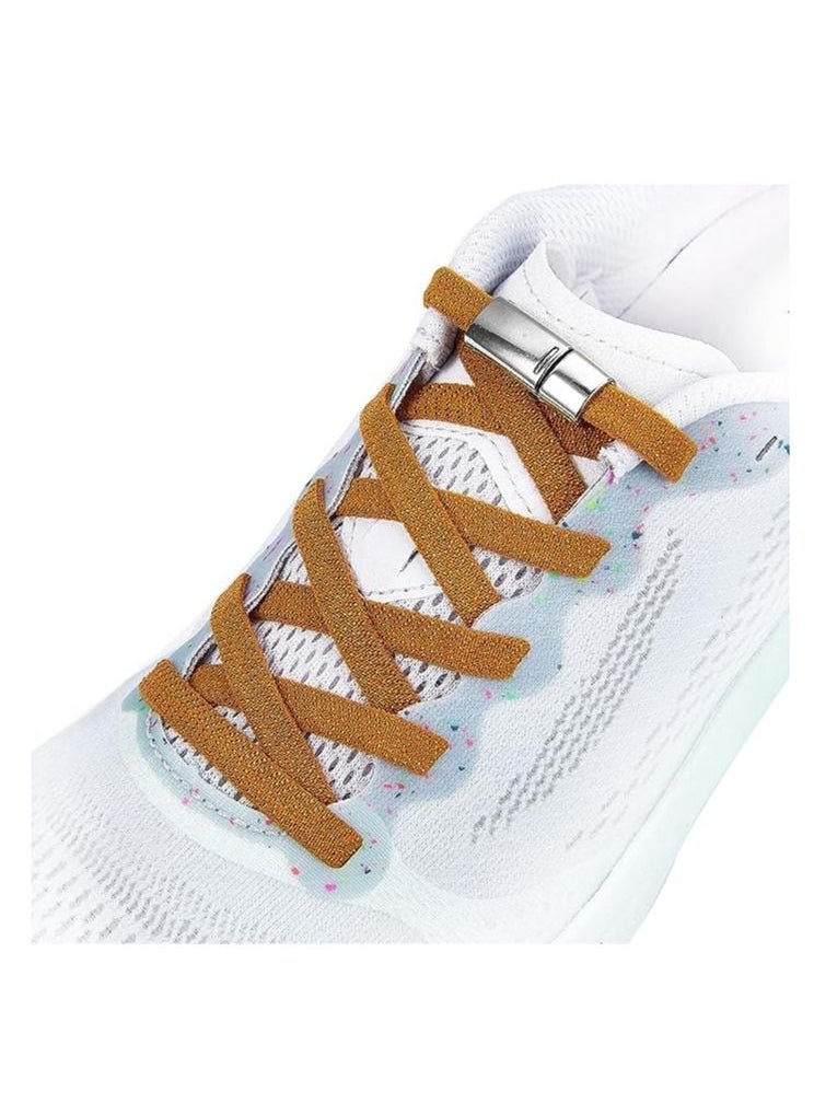 V2COM - Elastic No Tie Shoe Laces for Kids & Adults, With Magnetic Shoelaces Lock Tieless Shoelaces One Size Fits All - Image 1