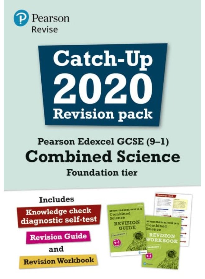Pearson REVISE Edexcel GCSE (9-1) Combined Science Foundation tier Catch-up Revision Pack: for home learning, 2022 and 2023 assessments and exams - Image 1