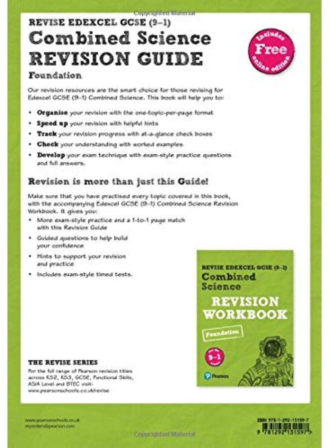Pearson REVISE Edexcel GCSE (9-1) Combined Science Foundation tier Catch-up Revision Pack: for home learning, 2022 and 2023 assessments and exams - Image 2