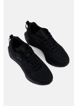 Algspar Men Lace Up Casual Shoes, Black  - Image 4