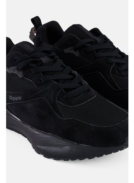 Algspar Men Lace Up Casual Shoes, Black  - Image 3
