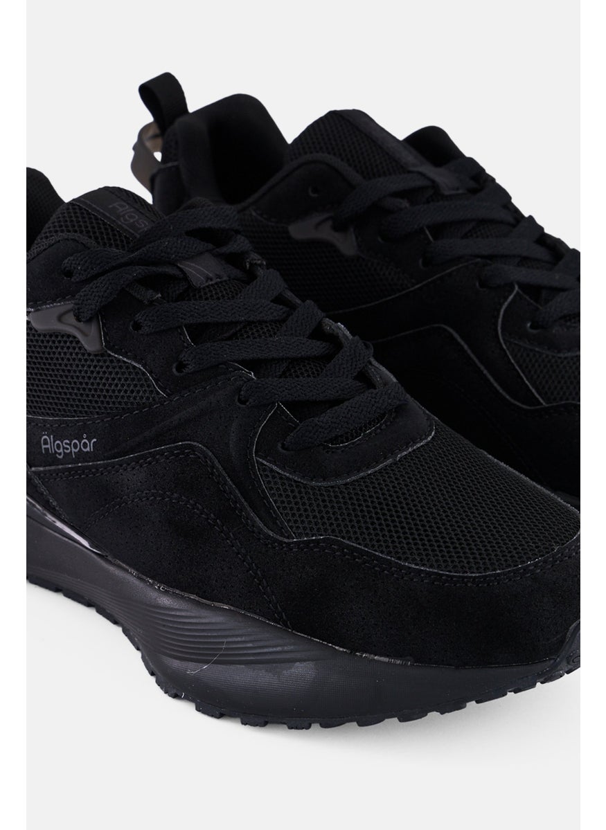 Algspar Men Lace Up Casual Shoes, Black  - Image 3