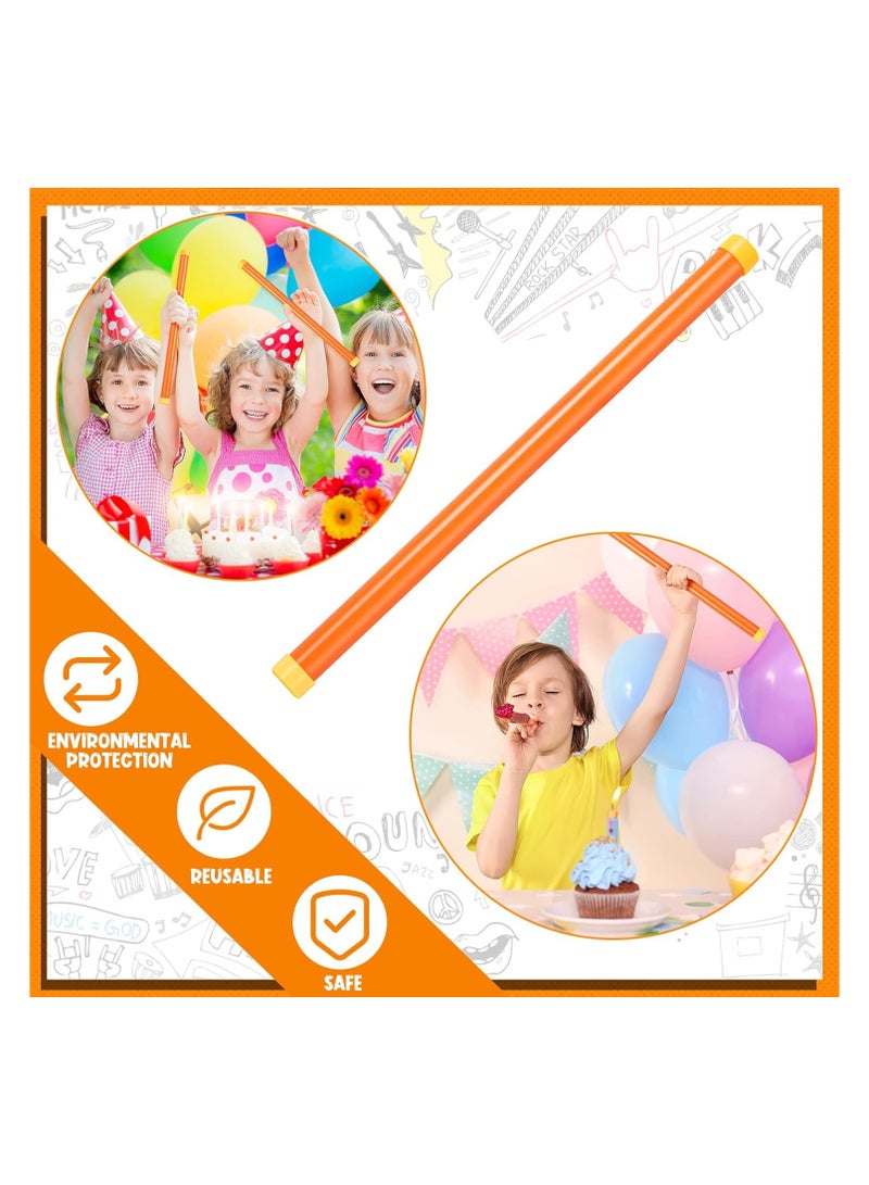 سيوسي 10 قطع من عصا صانعي الضوضاء الأنبوبية المضحكة من البلاستيك للحفلات، صانعة الضوضاء، ألعاب أنابيب الصوت للبالغين في مناسبات الهالوين وأعياد الميلاد، لون عشوائي - Image 4