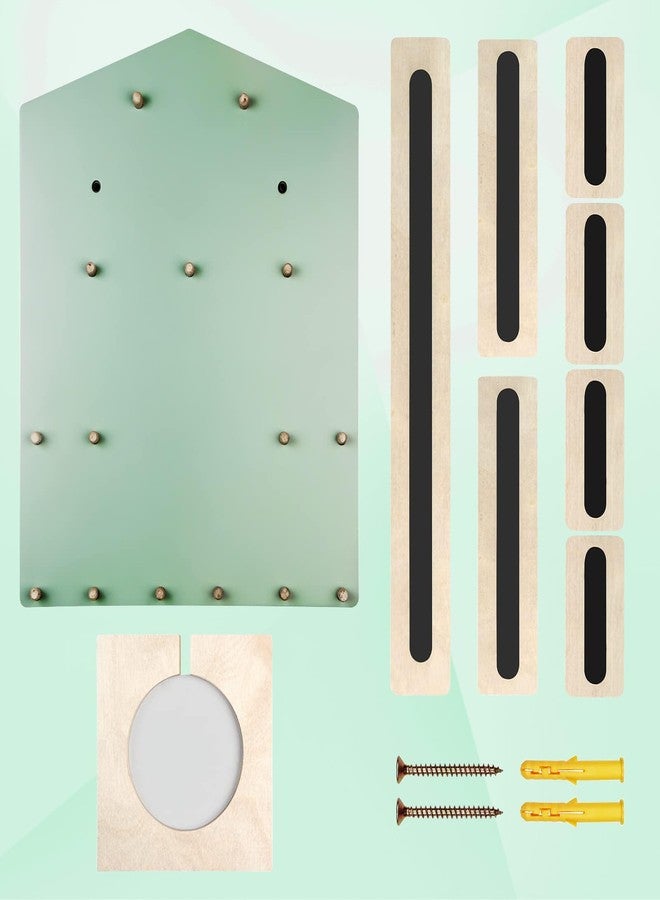 QILUCKY Large House Tonie Shelf for Toniebox Storage,Box Magnetic Wall Shelf for Children to Play and Collect for 15-20 Figures,Toniebox Storage for All Your Tonie Accessories (Green) - Image 5