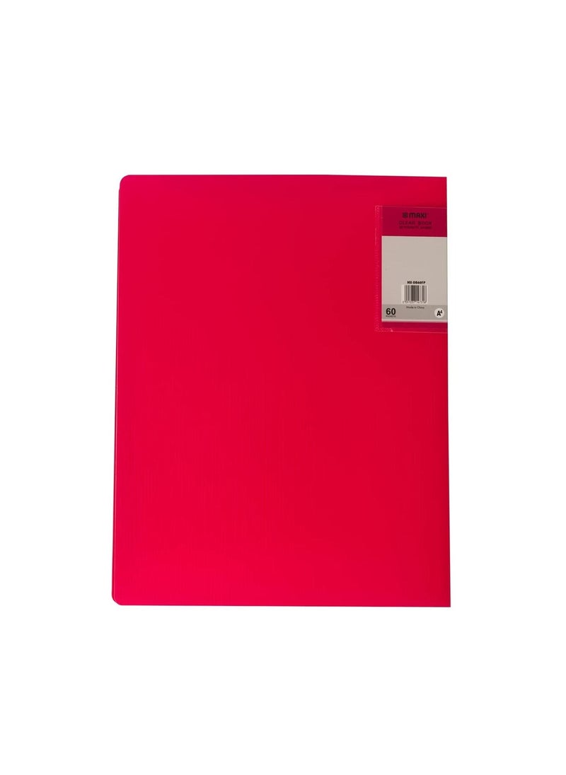MAXI DISPLAY BOOK 60 POCKET PINK