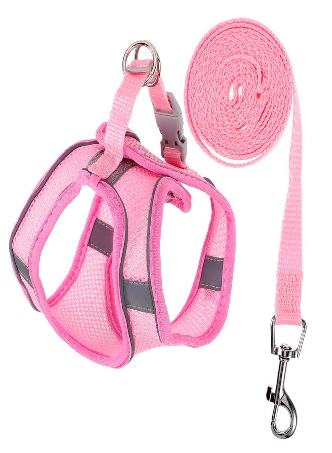 Toddmomy 1 Set Pet Dog Harness with Leash Breathable Reflective Vest for Dogs Lightweight and Adorable Design for Outdoor Activities and Training