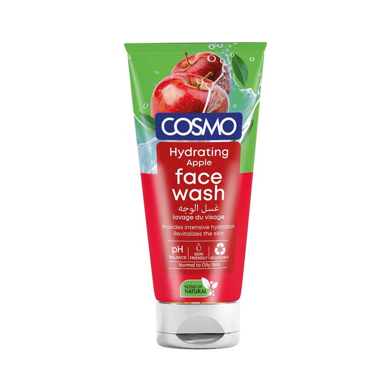 COSMO Hydrating Apple Face Wash for clean, fresh, and glowing skin, 150ml All Skin Types - Image 1