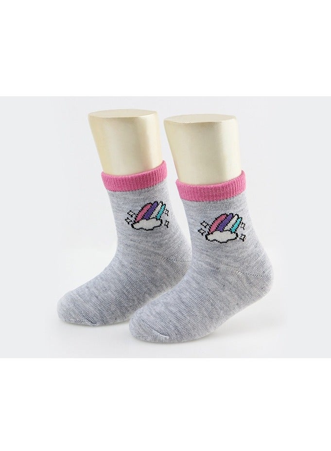 12 Pairs Of Cartoon Children's Socks Mid-Tube Socks - Image 3