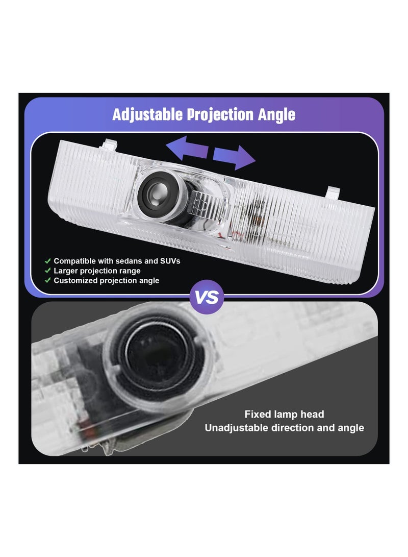 2PCS No Fade LED Car Lights LED Welcome Lights Car Door Logo Projection Lights Eye-Catching Car Door Logo Displays Car Door Light Logo Compatible with Altima Maxima Armada Titan Quest Pathfinder TERRA - Image 5