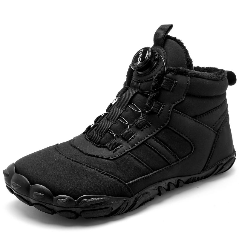 Winter Children'S Outdoor Hiking Shoes Warm Five-Finger Non-Slip Cotton Shoes Snow Sports Non-Slip Boots Whip Shoes Hiking Climbing - Image 1