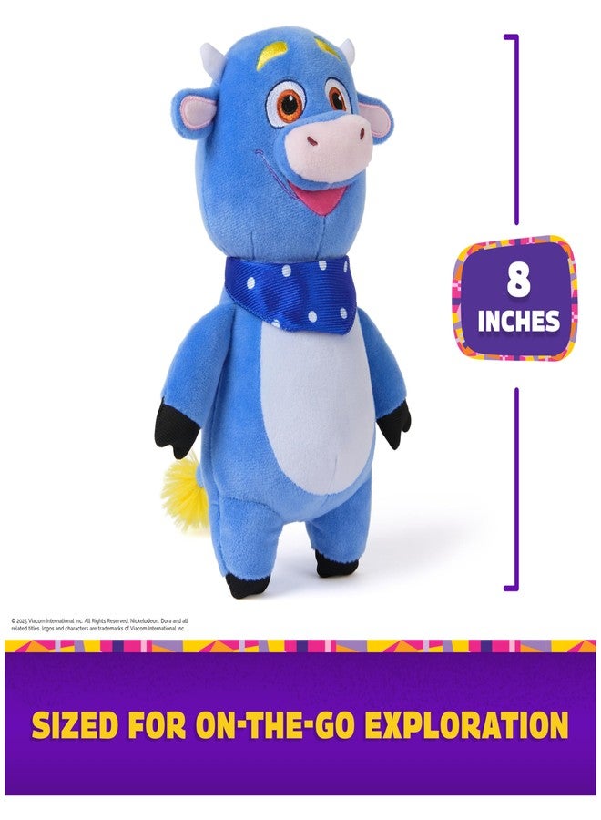 Dora Official Benny Plush Cow, Educational Toys, Plush Toys, Cow Stuffed Animal for Ages 3 and Up, 8" - Image 5