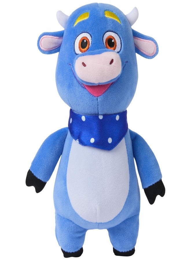 Dora Official Benny Plush Cow, Educational Toys, Plush Toys, Cow Stuffed Animal for Ages 3 and Up, 8" - Image 1
