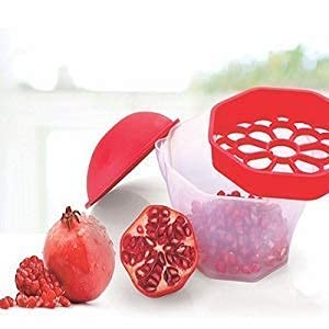 CELLEBII CELLEBII Plastic 2 in 1 Anar SeedPomegranate Peeler Extractor Pomegranate Anar Deseeder Seed Remover Pack of 1  - Image 5