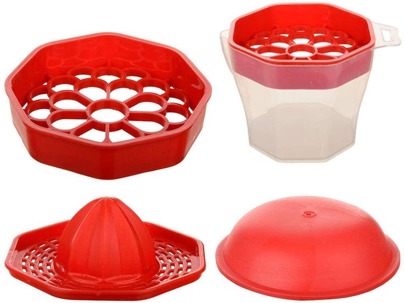 CELLEBII CELLEBII Plastic 2 in 1 Anar SeedPomegranate Peeler Extractor Pomegranate Anar Deseeder Seed Remover Pack of 1  - Image 4