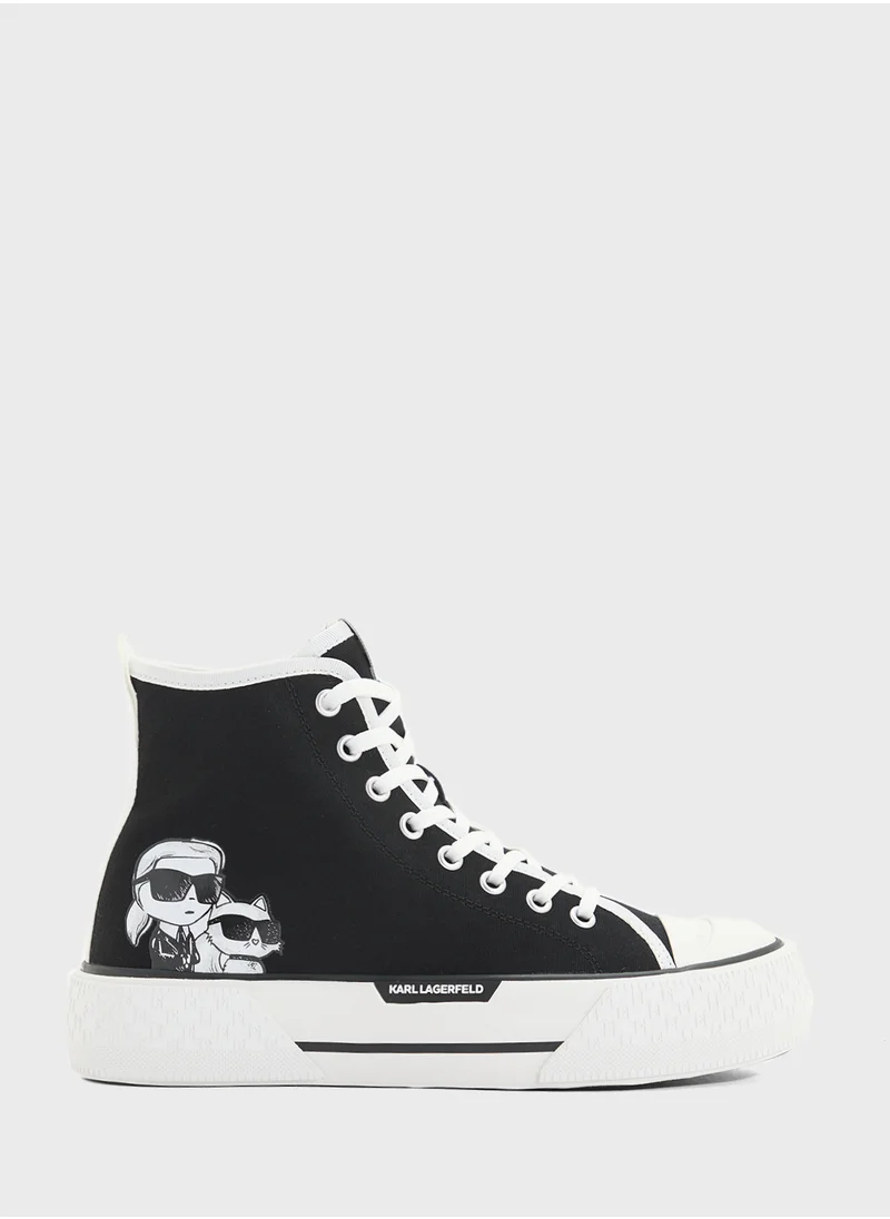 Karl Lagerfeld Kampus Max Iii Twin Nft High Top Sneakers