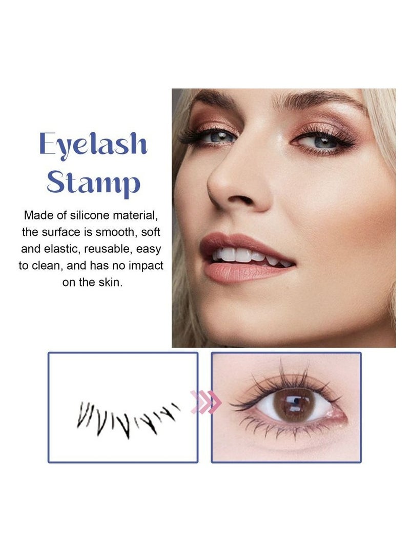 EELHOE DIY Eyelash Stamp – Long Lasting Waterproof False Eyelash Tool - Image 3