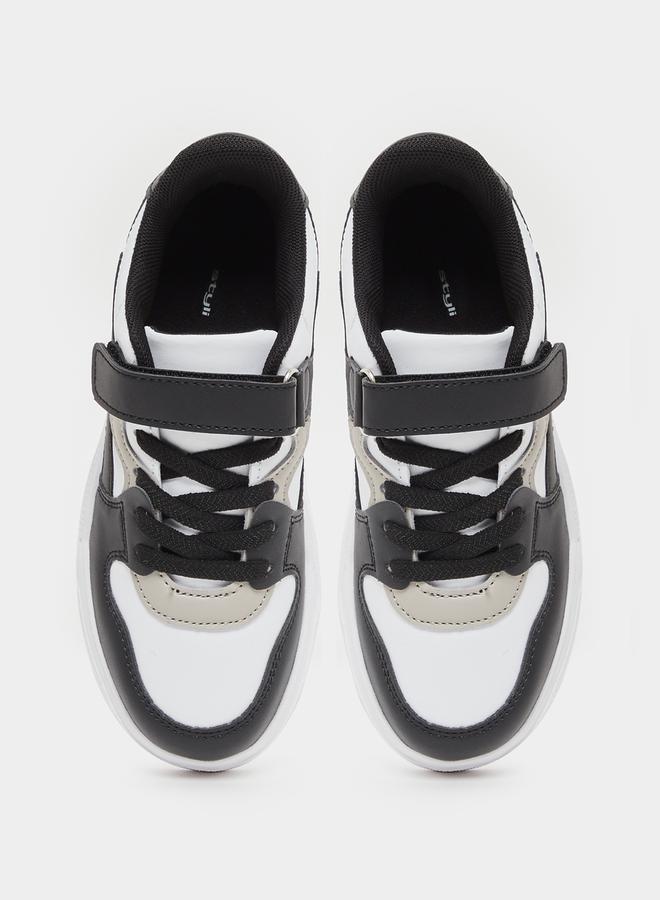 Styli Color Block Round Toe Sneakers  - Image 5