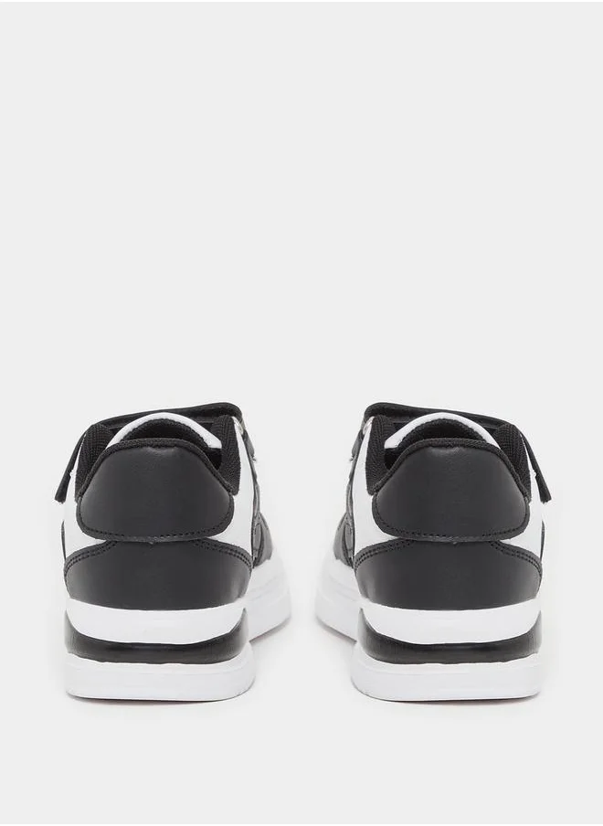 Styli Color Block Round Toe Sneakers